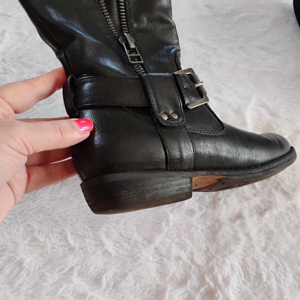 BareTraps Brynda Mid Calf Moto Style Boots - Picture 10 of 11